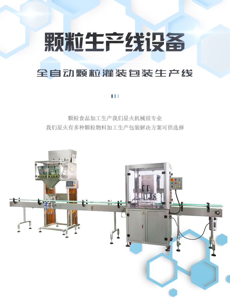 全自動顆粒灌裝包裝生產線_顆粒生產線設備(圖1)
